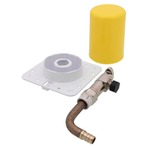 Main product image of 1/2" F1807 PEX Inlet x 3/8" Compression ProPlate Single Valve Outlet Panel