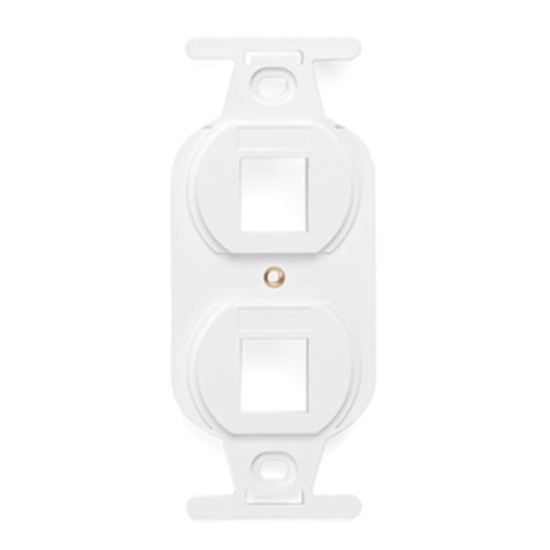Main product image of Quickport, Duplex Type 106 Insert, 2-port (White)