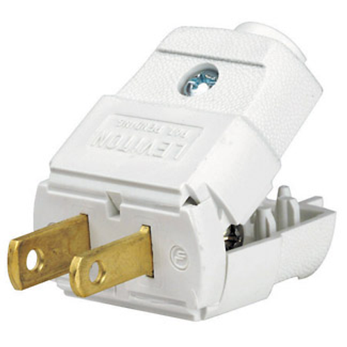 Main product image of 15A Polarized Plug, Non-grounding (White)