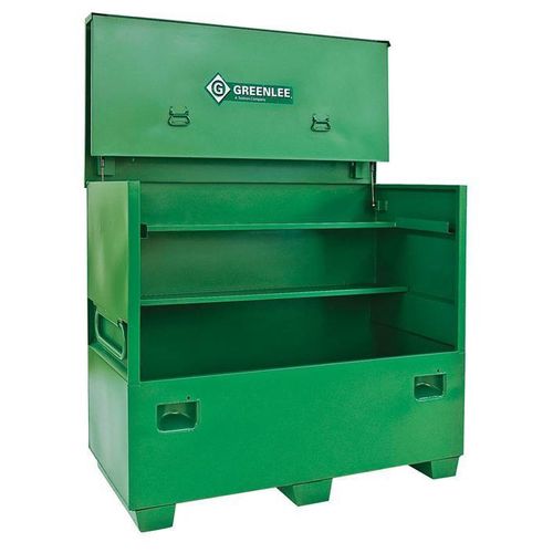 Main product image of 30" D x 48" H x 60" W 16 Gauge Steel Flat-Top Box, Green