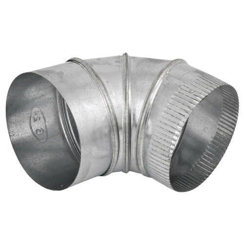 6" 24 Ga Galvanized Elbow