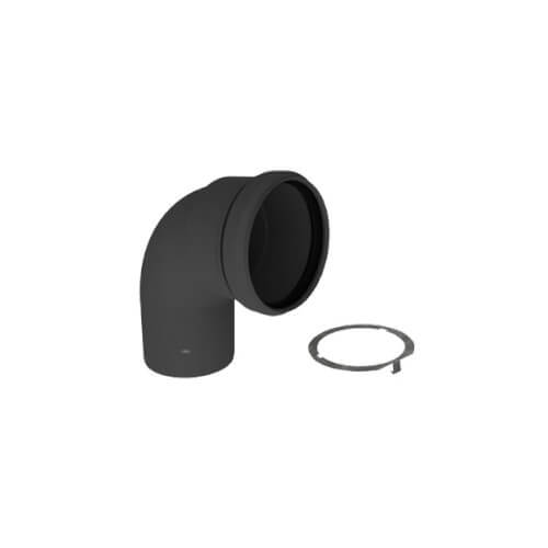 Main product image of 6" PolyPro 90° Black UV Resistant Elbow w/ LB2