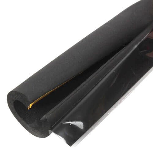 7/8" Pipe (O.D.) x 1/2" Wall Insul-Lock DS Overlap Pipe Insulation, 6'