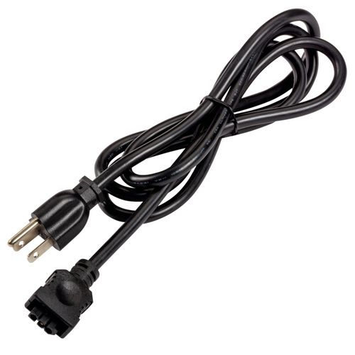 Main product image of 4U/6U Under Cabinet 3-Prong Cord (Black)
