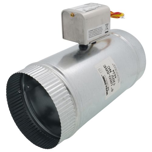 Main product image of 6" URD-SR120 Spring Return Motorized Damper, 120v (Normally Closed)