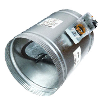 6" URD-SR120 Spring Return Motorized Damper, 120v (Normally Open)