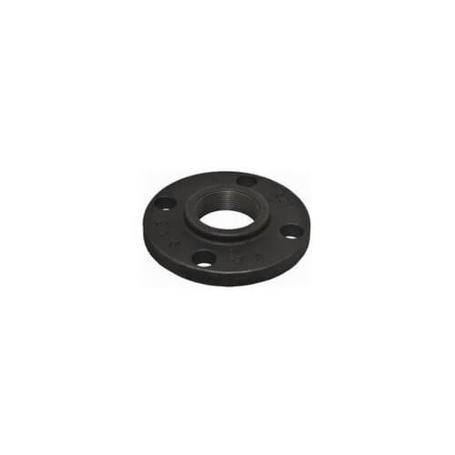 6" x 11" Black Cast Iron Blind Flange, Class 125