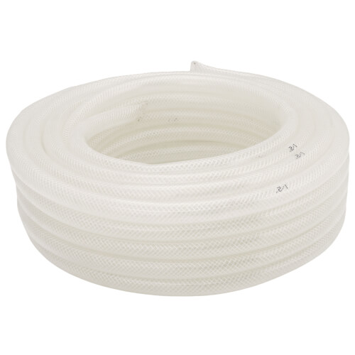 712B50 DiversiTech 712B50 1/2" ID Braided Vinyl Tubing (50')