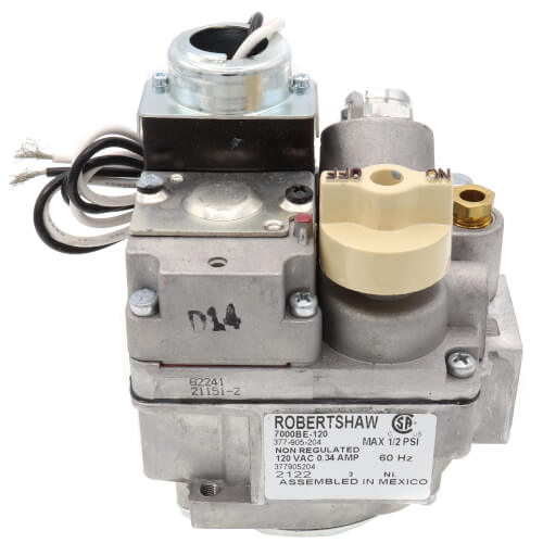 Main product image of 120v 3/4" X 3/4" Standing Pilot Gas Valve, no regulator