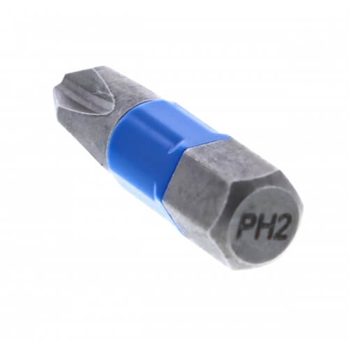 1" Phillips #2 TerminatorBlue Impact Bit (2 Pack)