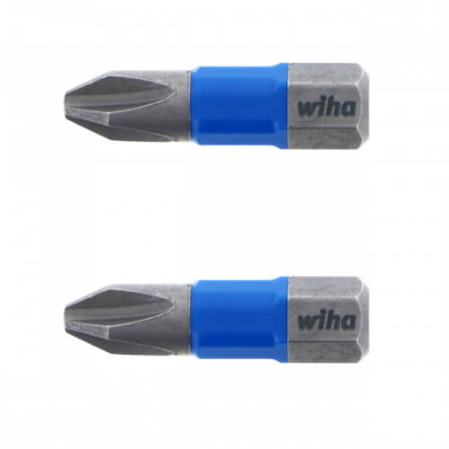 1" Phillips #2 TerminatorBlue Impact Bit (2 Pack)