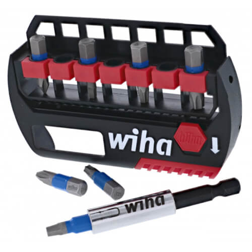 70098 Wiha 70098 8Piece TerminatorBlue Impact Bit Set w/