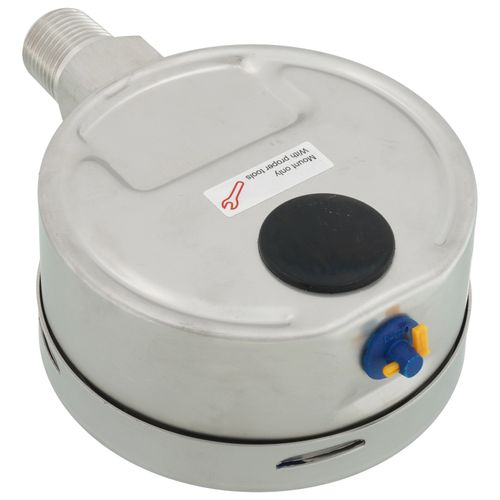 Main product image of 700LFSS, 4" Pressure Gauge with Lower Mount, 1/2 NPT (0-160 PSI)
