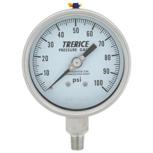 Main product image of 700SS, 4" Pressure Gauge with Lower Mount (0-100 PSI)