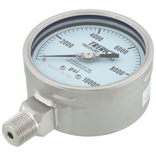 Main product image of 700SS, 4" Pressure Gauge with Lower Mount (0-10000 PSI)