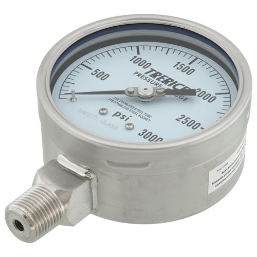 Main product image of 700SS, 4" Pressure Gauge with Lower Mount (0-3000 PSI)