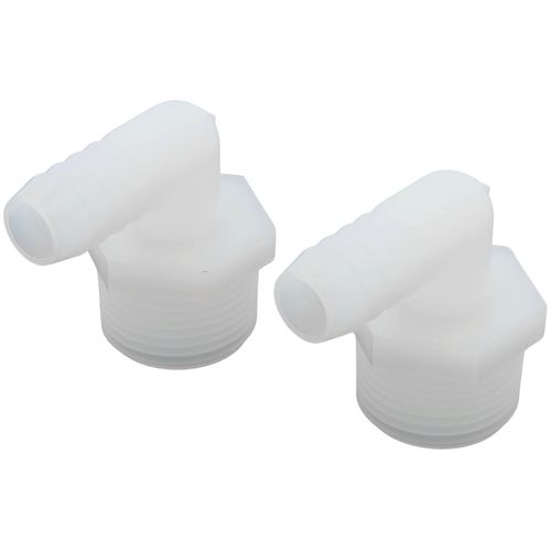 Main product image of 1/2" Barb x 3/4" MIPT Nylon Adapter Elbow (Pack of 2)