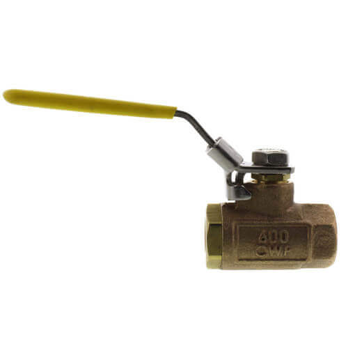 Main product image of 3/8" Standard Port Threaded Ball Valve w/ Locking Handle (7.2 Cv)