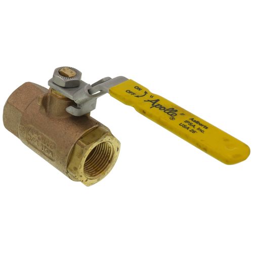 Main product image of 3/4" Standard Port Threaded Ball Valve w/ Auto Drain & Locking Handle (30 Cv)