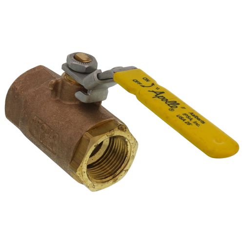 Main product image of 1" Standard Port Threaded Ball Valve w/ Auto Drain & Locking Handle (43 Cv)