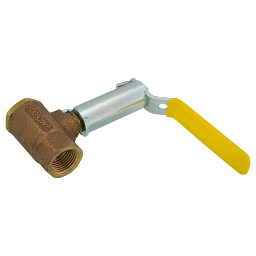 Main product image of 1/2" FNPT 2-Piece Ball Valve w/ Stainless Steel Ball & 2-1/4" Stem