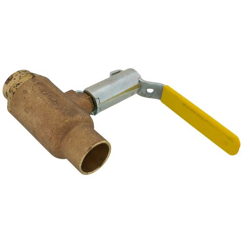 Main product image of 1" Solder 2-Piece Ball Valve w/ Stainless Steel Ball & 2-1/4" Stem