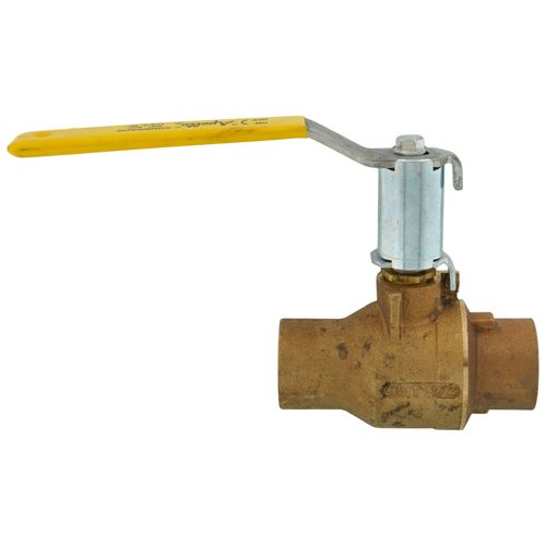 Main product image of 1-1/2" Solder 2-Piece Ball Valve w/ Stainless Steel Ball & 2-1/4" Stem