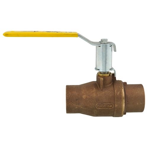 Main product image of 2" Solder 2-Piece Ball Valve w/ Stainless Steel Ball & 2-1/4" Stem