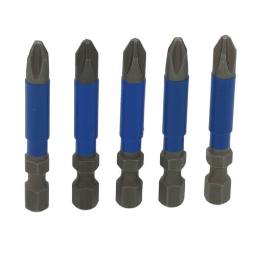 Main product image of 2" Phillips #2 TerminatorBlue Impact Bit (5 Pack)