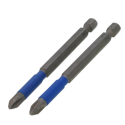 Main product image of 3-1/2" Phillips #2 TerminatorBlue Impact Bit (2 Pack)