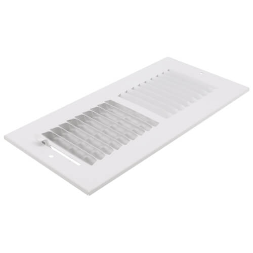 Main product image of 10" x 4" (Wall Opening Size) White Two-Way Steel Sidewall/Ceiling Register (682M Series)
