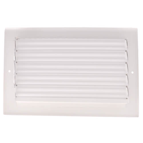 Main product image of 10" x 6" (Wall Opening Size) White Two-Way Steel Sidewall/Ceiling Register (682M Series)