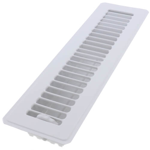 Main product image of 2" x 12" (Wall Opening Size) White Floor Register (421M Series)