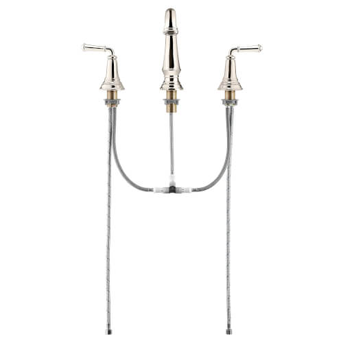 Main product image of Delancey 8" Widespread 2 Handle Bathroom Faucet 1.2 gpm w/ Lever Handles (Polished Nickel), 7052807.013