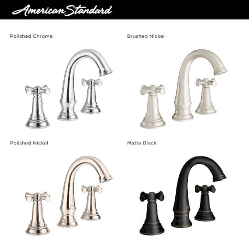 Main product image of Delancey 8" Widespread 2 Handle Bathroom Faucet 1.2 gpm w/ Cross Handles (Chrome), 7052827.002