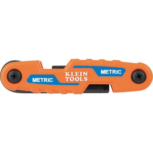 Main product image of 8-Key Compact Folding Hex Key Set, Metric