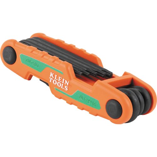 Main product image of 8-Key Compact Folding Hex Key Set, Torx