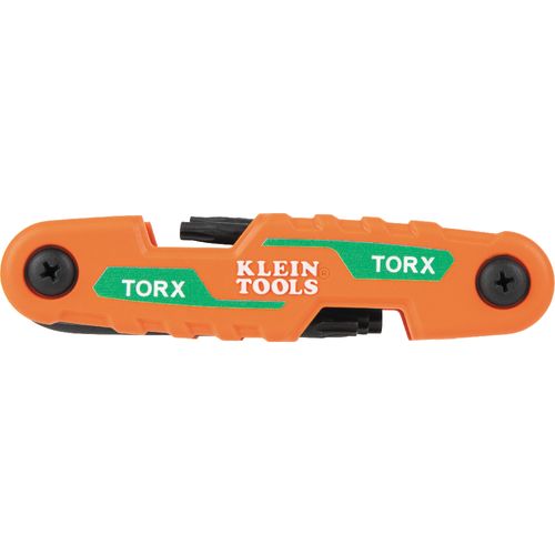 Main product image of 8-Key Compact Folding Hex Key Set, Torx