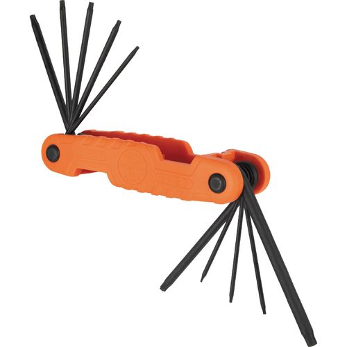 Main product image of 10-Key Pro Folding Hex Key Set, Torx