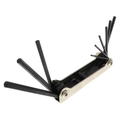 Main product image of 9 Piece Folding Hex Key Set (5/64" to 1/4")
