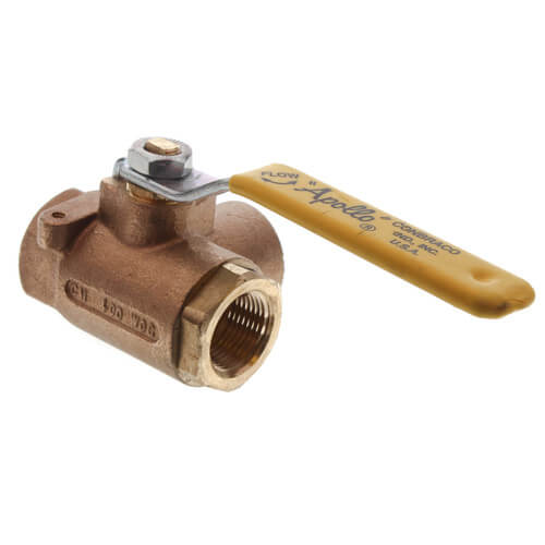 Main product image of 3/4" Standard Port, 3 Way Diversion Threaded Ball Valve (12 Cv)