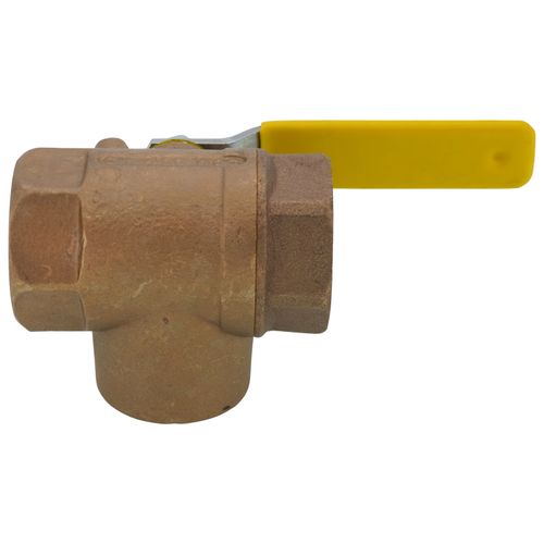 Main product image of 1-1/2" Standard Port, 3 Way Diversion Threaded Ball Valve (34 Cv)
