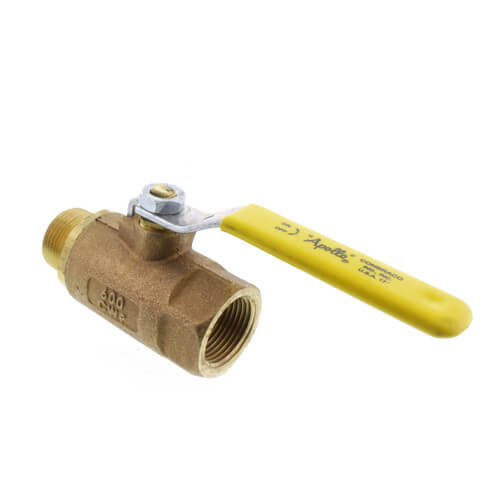 Main product image of 1" FNPT x MNPT 2 Piece Standard Ball Valve