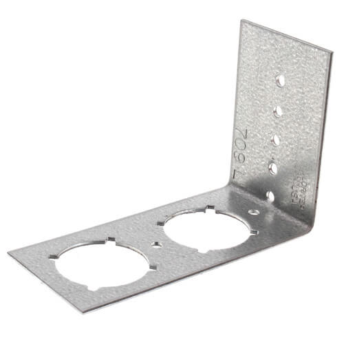 1/2", 3/4" , 1" PEXRITE Galvanized Steel Stub L-Bracket  (4-1/4" x 3-1/4" x 2")