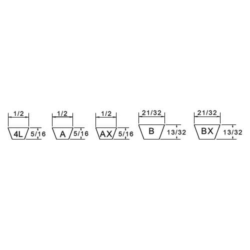 Main product image of V-Belt, 71-40235-48