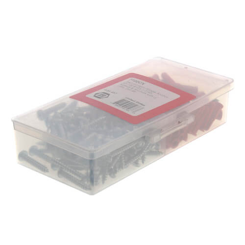 7102CX DiversiTech 7102CX 10 x 11/4" Plastic Anchor Kit with