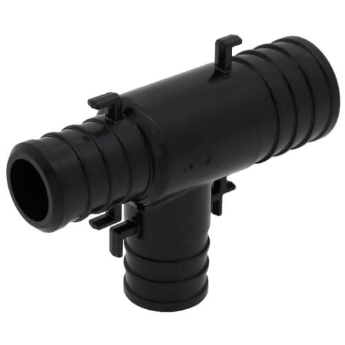 Main product image of 1" x 3/4" x 3/4" Poly PEX Crimp Reducing Tee