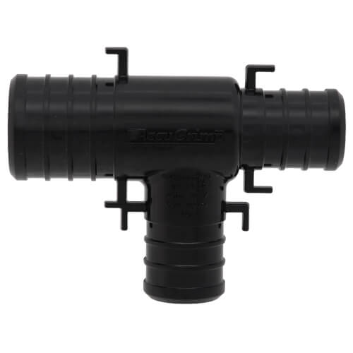 Main product image of 1" x 3/4" x 3/4" Poly PEX Crimp Reducing Tee