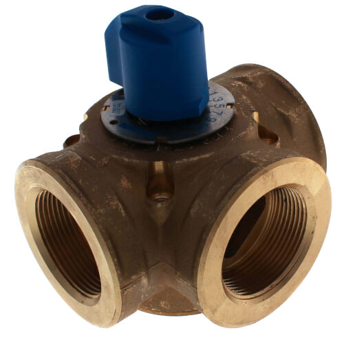 1-1/2" Brass 3-Way Mixing Valve