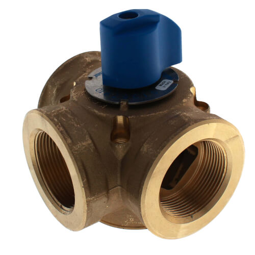 1-1/2" Brass 3-Way Mixing Valve